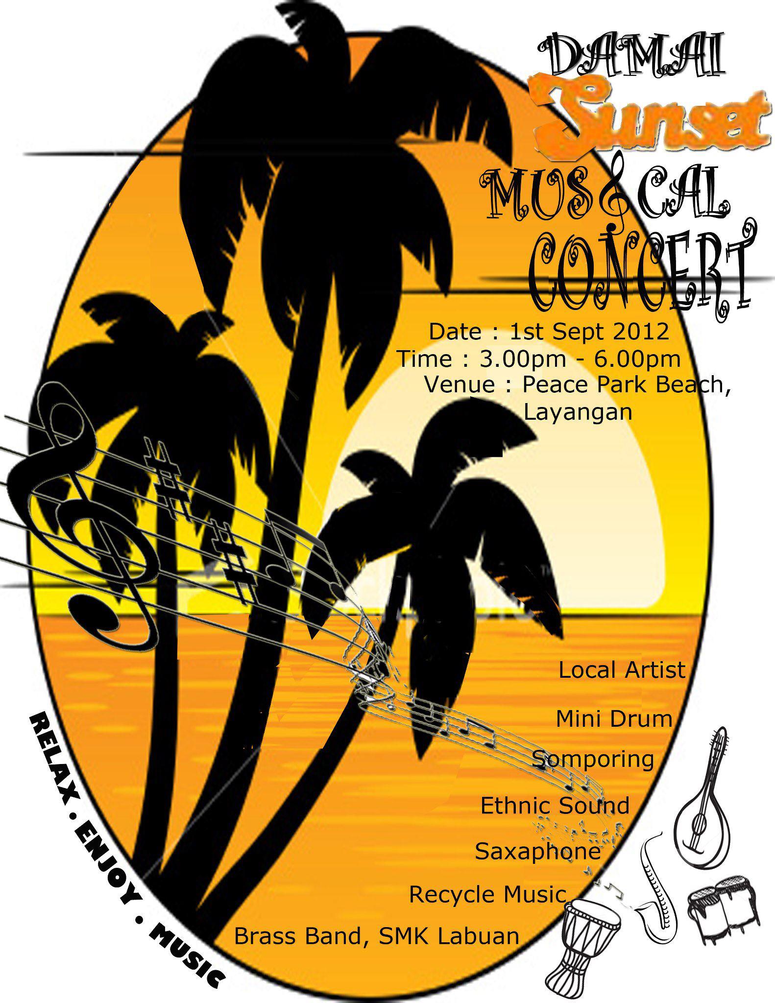Damai Sunset Musical Concert – 1 September 2012
