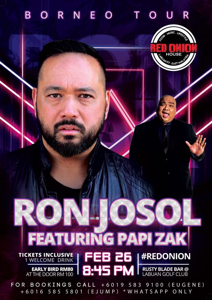 Stand Up Comedy show – Ron Josol featuring Papi Zak