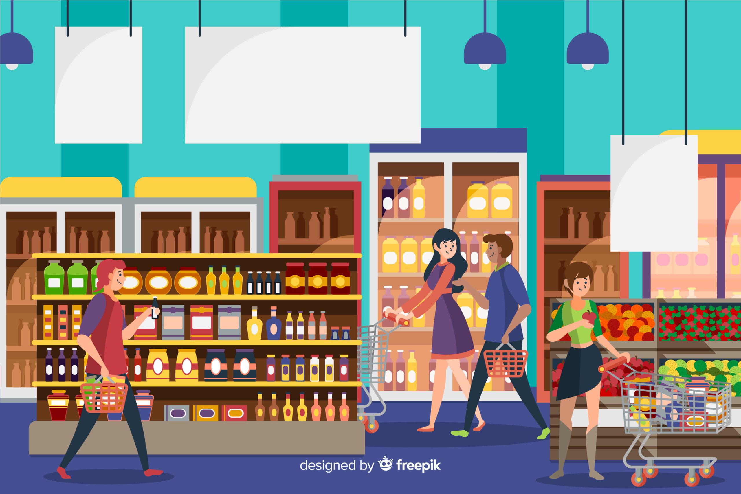 Free duty shop illustration